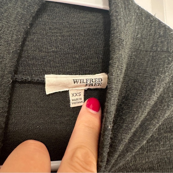 Wilfred Free Aritzia Green Black Turtleneck Loose Oversized Fit Size XXS Women’s - Picture 8 of 10